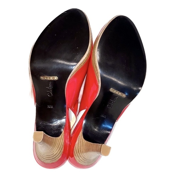 cole haan nike air red heels